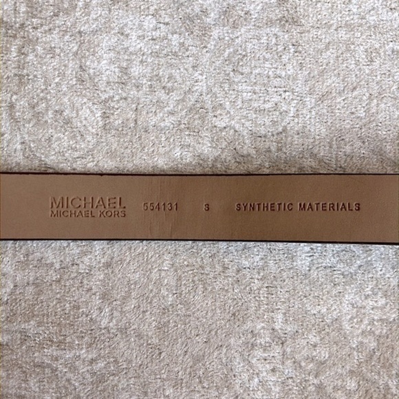 Brand New Michael Kors Brown Zippered Logo Belt Bag Gold Tone Chain Fanny Pack main image 8